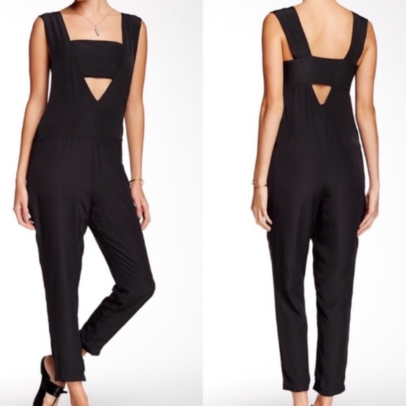 Tavik Pants - Tavik “Frankie” Black Skinny Jumpsuit